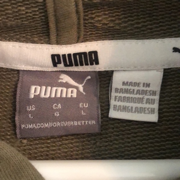Crop Puma Hoodie perfect condition - Picture 3 of 4